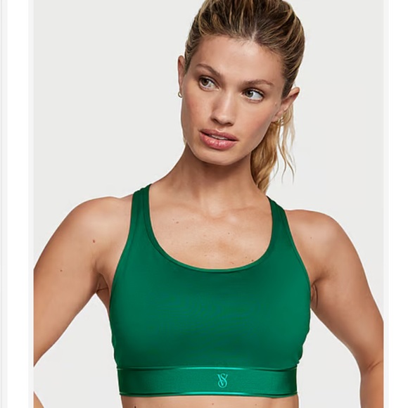 Victoria's Secret Other - NWT Victoria’s Secret Emerald Green Sports Bra With Back Mesh